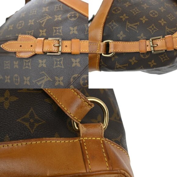 LOUIS VUITTON Montsouris GM Backpack Bag Monogram Leather Brown - Picture 6 of 15